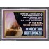 GIVE YOURSELF TO DO THE DESIRES OF GOD  Inspirational Bible Verses Acrylic Frame  GWEXALT10628B  "33X25"