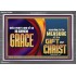A GIVEN GRACE ACCORDING TO THE MEASURE OF THE GIFT OF CHRIST  Children Room Wall Acrylic Frame  GWEXALT10669  "33X25"