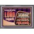 THE LORD IS A DEPENDABLE RIGHTEOUS JUDGE VERY FAITHFUL GOD  Unique Power Bible Acrylic Frame  GWEXALT10682  "33X25"