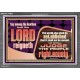 THE LORD IS A DEPENDABLE RIGHTEOUS JUDGE VERY FAITHFUL GOD  Unique Power Bible Acrylic Frame  GWEXALT10682  