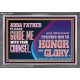 ABBA FATHER PLEASE GUIDE US WITH YOUR COUNSEL  Ultimate Inspirational Wall Art  Acrylic Frame  GWEXALT10701  
