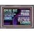 MAKE MELODY TO THE LORD WITH ALL YOUR HEART  Ultimate Power Acrylic Frame  GWEXALT10704  "33X25"
