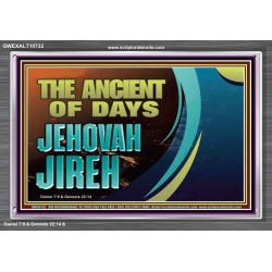 THE ANCIENT OF DAYS JEHOVAH JIREH  Scriptural Décor  GWEXALT10732  "33X25"