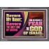 REVERE MY NAME AND REVERENTLY FEAR THE GOD OF ISRAEL  Scriptures Décor Wall Art  GWEXALT10734  "33X25"