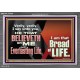 HE THAT BELIEVETH ON ME HATH EVERLASTING LIFE  Contemporary Christian Wall Art  GWEXALT10758  