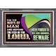 THE WAYS OF MAN ARE BEFORE THE EYES OF THE LORD  Contemporary Christian Wall Art Acrylic Frame  GWEXALT10765  