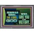 JEHOVAHNISSI THE LORD GOD WHO GIVE YOU THE VICTORY  Bible Verses Wall Art  GWEXALT10774  "33X25"