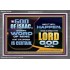 THE WORD OF THE LORD IS CERTAIN AND IT WILL HAPPEN  Modern Christian Wall Décor  GWEXALT10780  "33X25"