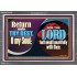 THE LORD HATH DEALT BOUNTIFULLY WITH THEE  Contemporary Christian Art Acrylic Frame  GWEXALT10792  "33X25"