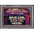 LET THE WICKEDNESS OF THE WICKED COME TO AN END HEAL ME O LORD  Scripture Art Acrylic Frame  GWEXALT10796  "33X25"