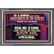 LET THE WICKEDNESS OF THE WICKED COME TO AN END HEAL ME O LORD  Scripture Art Acrylic Frame  GWEXALT10796  