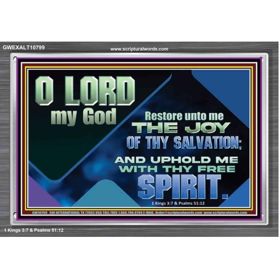 RESTORE UNTO ME THE JOY OF THY SALVATION  Scripture Art Prints  GWEXALT10799  