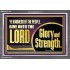 GIVE UNTO THE LORD GLORY AND STRENGTH  Sanctuary Wall Picture Acrylic Frame  GWEXALT11751  "33X25"