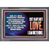 WITHOUT LOVE A VESSEL IS NOTHING  Righteous Living Christian Acrylic Frame  GWEXALT11765  "33X25"