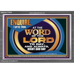 THE WORD OF THE LORD IS FOREVER SETTLED  Ultimate Inspirational Wall Art Acrylic Frame  GWEXALT12035  "33X25"