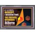 ACCEPT THE FREEWILL OFFERINGS OF MY MOUTH  Bible Verse Acrylic Frame  GWEXALT12044  "33X25"