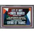 AS SAINTS FLEE FILTHINESS FOOLISH TALKING AND JESTING  Contemporary Christian Wall Art Acrylic Frame  GWEXALT12056  "33X25"