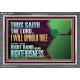 I WILL UPHOLD THEE WITH THE RIGHT HAND OF MY RIGHTEOUSNESS  Bible Scriptures on Forgiveness Acrylic Frame  GWEXALT12079  
