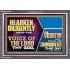 HEARKEN DILIGENTLY UNTO THE VOICE OF THE LORD THY GOD  Custom Wall Scriptural Art  GWEXALT12126  "33X25"