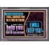 I WILL ANSWER YOU IN A TIME OF FAVOUR  Unique Bible Verse Acrylic Frame  GWEXALT12143  "33X25"
