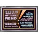 REND YOUR HEART AND NOT YOUR GARMENTS AND TURN BACK TO THE LORD  Custom Inspiration Scriptural Art Acrylic Frame  GWEXALT12146  