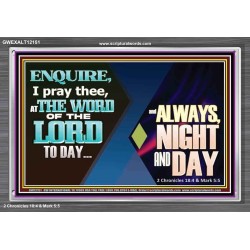 THE WORD OF THE LORD TO DAY  New Wall Décor  GWEXALT12151  "33X25"