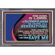 THY FAITHFULNESS IS UNTO ALL GENERATIONS O LORD  Bible Verse for Home Acrylic Frame  GWEXALT12156  