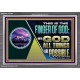 THIS IS THE FINGER OF GOD WITH GOD ALL THINGS ARE POSSIBLE  Bible Verse Wall Art  GWEXALT12168  