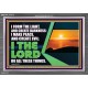 I FORM THE LIGHT AND CREATE DARKNESS DECLARED THE LORD  Printable Bible Verse to Acrylic Frame  GWEXALT12173  