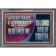REDEEMED ME O LORD GOD OF TRUTH  Righteous Living Christian Picture  GWEXALT12363  