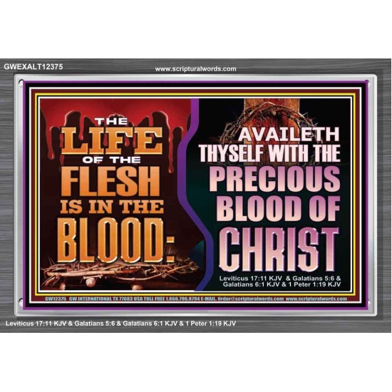 AVAILETH THYSELF WITH THE PRECIOUS BLOOD OF CHRIST  Children Room  GWEXALT12375  
