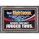 THOU ART RIGHTEOUS O LORD  Christian Acrylic Frame Wall Art  GWEXALT12702  