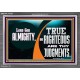 LORD GOD ALMIGHTY TRUE AND RIGHTEOUS ARE THY JUDGMENTS  Bible Verses Acrylic Frame  GWEXALT12703  