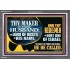 THY MAKER IS THINE HUSBAND THE LORD OF HOSTS IS HIS NAME  Encouraging Bible Verses Acrylic Frame  GWEXALT12713  "33X25"