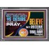 WHAT THINGS SOEVER YE DESIRE WHEN YE PRAY  Contemporary Christian Wall Art  GWEXALT12721  "33X25"