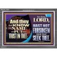 THEY THAT KNOW THY NAME WILL NOT BE FORSAKEN  Biblical Art Glass Acrylic Frame  GWEXALT12983  