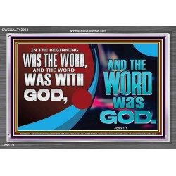THE WORD OF LIFE THE FOUNDATION OF HEAVEN AND THE EARTH  Ultimate Inspirational Wall Art Picture  GWEXALT12984  "33X25"