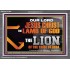 THE LION OF THE TRIBE OF JUDA CHRIST JESUS  Ultimate Inspirational Wall Art Acrylic Frame  GWEXALT12993  "33X25"