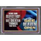 BELIEVEST THOU THOU SHALL SEE GREATER THINGS HEAVEN OPEN  Unique Scriptural Acrylic Frame  GWEXALT12994  