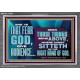 THE RIGHT HAND OF GOD  Church Office Acrylic Frame  GWEXALT13063  