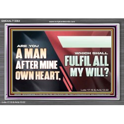 ARE YOU A MAN AFTER MINE OWN HEART  Children Room Wall Acrylic Frame  GWEXALT13064  