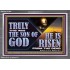 TRULY THIS WAS THE SON OF GOD HE IS RISEN FROM THE DEAD  Sanctuary Wall Acrylic Frame  GWEXALT13092  "33X25"