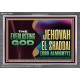 EVERLASTING GOD JEHOVAH EL SHADDAI GOD ALMIGHTY   Christian Artwork Glass Acrylic Frame  GWEXALT13101  