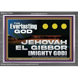 EVERLASTING GOD JEHOVAH EL GIBBOR MIGHTY GOD   Biblical Paintings  GWEXALT13104  "33X25"