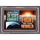 OUR LORD JESUS CHRIST THE LIGHT OF THE WORLD  Christian Wall Décor Acrylic Frame  GWEXALT13122B  