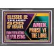 LET ALL THE PEOPLE SAY PRAISE THE LORD HALLELUJAH  Art & Wall Décor Acrylic Frame  GWEXALT13128  