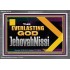 THE EVERLASTING GOD JEHOVAHNISSI  Contemporary Christian Art Acrylic Frame  GWEXALT13131  "33X25"