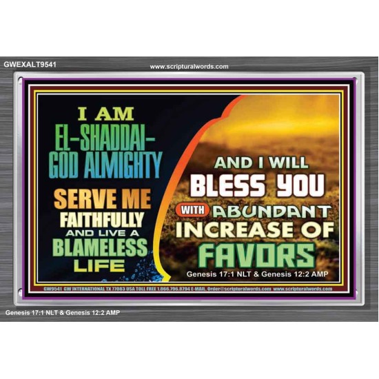 SERVE ME FAITHFULLY  Unique Power Bible Acrylic Frame  GWEXALT9541  