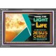 THE LIGHT OF LIFE OUR LORD JESUS CHRIST  Righteous Living Christian Acrylic Frame  GWEXALT9552  