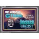 IN JESUS CHRIST MIGHTY NAME MOUNTAIN SHALL BE THINE  Hallway Wall Acrylic Frame  GWEXALT9910  
